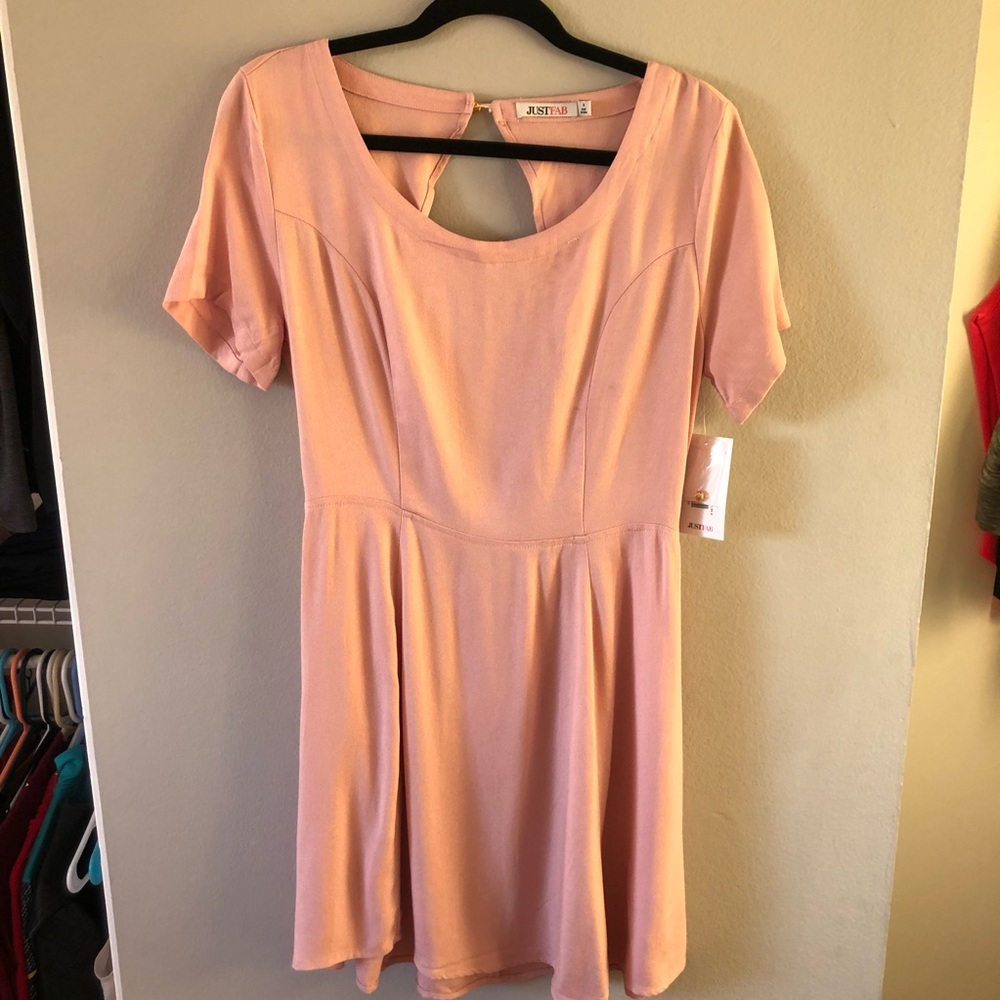 Open Back Skater Dress